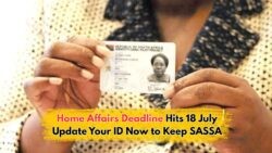 Urgent: ID Update Needed by 18 July to Avoid Freezing of SASSA, NSFAS, and Grants!