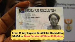 From July 15, No SASSA Grants or Bank Transactions Without Your ID: Are You Prepared?