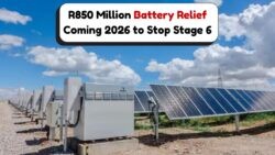 Could a R850 Million Battery Storage Plan End Stage 6 Loadshedding by 2026?