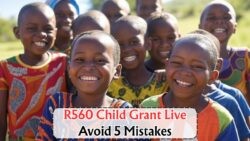 August 6: Avoid These 5 Mistakes to Secure Your R560 Child Grant Payment