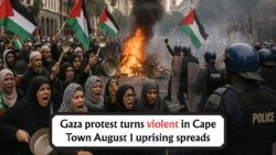 Cape Town's Gaza Protest Sparks Clashes and Pot-Banging on August 1 – Viral Scenes Sweep South Africa