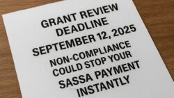 Urgent Alert: Meet the September 12 SASSA Grant Review Deadline or Risk Immediate Payment Stoppage