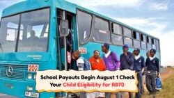 Free Transport Payout Confirmed for August 1: R870 Subsidy Awaits Eligible School Children